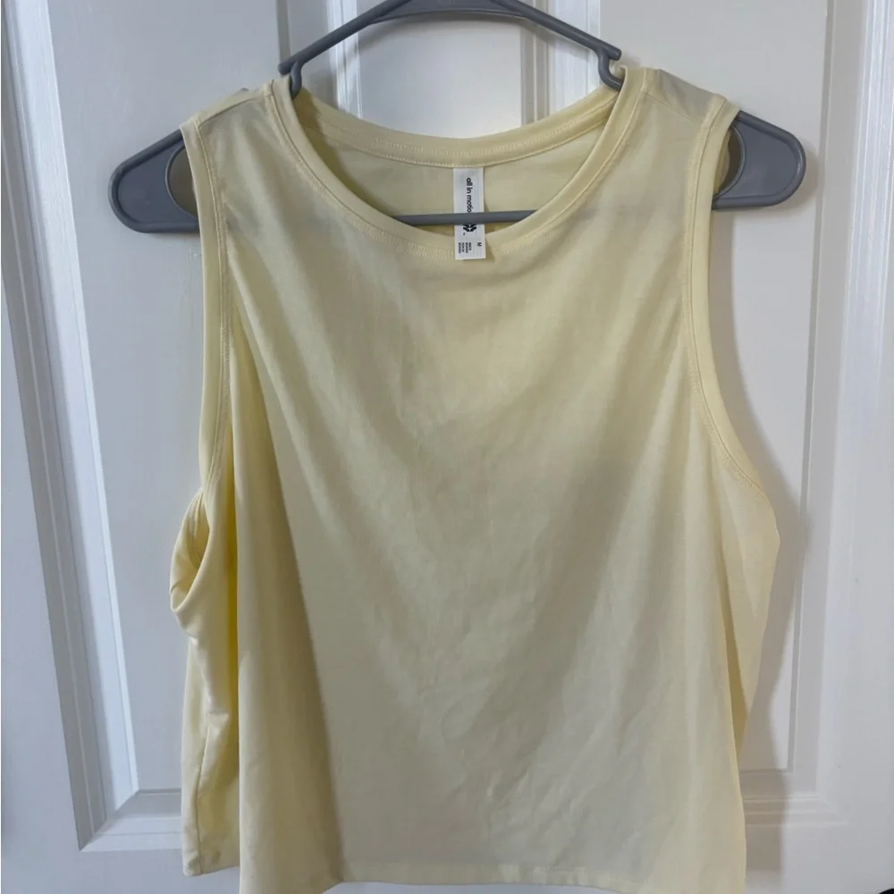 All in Motion women’s Tank Tops - Yellow and Blue - Picture 4 of 5
